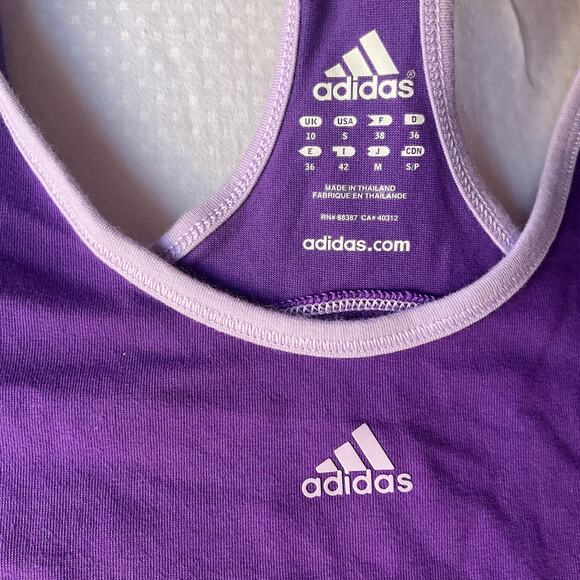 Adidas Women’s Sleeveless Workout Sport Tank Top size S, Purple - Picture 4 of 6